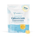 WONDERCOW Colostrum Gummies for Gut Health, Immune Support & Wellness | Natural IgG Whole Bovine Colostrum Supplement, 1,000mg per Serving (45 Gummies (15 Servings), Vanilla Cream)