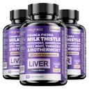 Milk Thistle Supplement, Supports Liver Health and Detox, Vegan, Made in USA (180 Capsules)