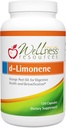 Wellness Resources Capsules haute puissance d-Limonène 1000mg, 120 Capsules - Extrait de Peel Orange pour la santé digestive, brûlures d'estomac, reflux acide, désintoxication