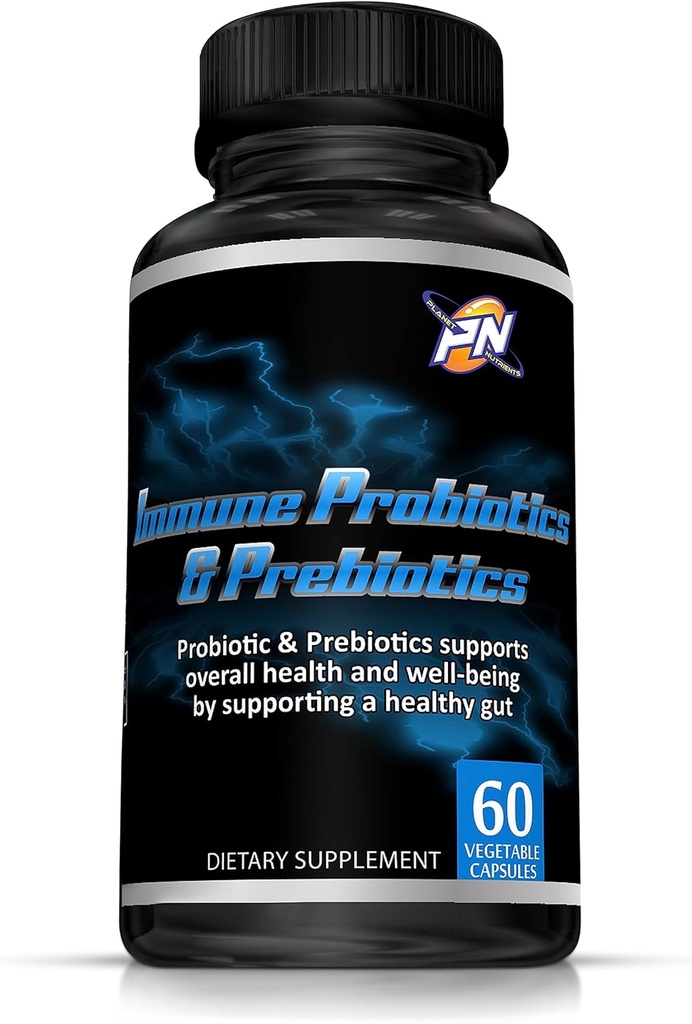 Immune Probiotiques et prébiotiques - Soutient la santé de Gut et le bien-être général (60 capsules)