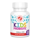 Silver Fern Brand Kids Ultimate Probiotique - 1 bouteille - 30 comprimés à croquer - sans sucre et sans gluten - supplément alimentaire pour enfants - ADN et survie vérifié - soutien digestif et immunitaire