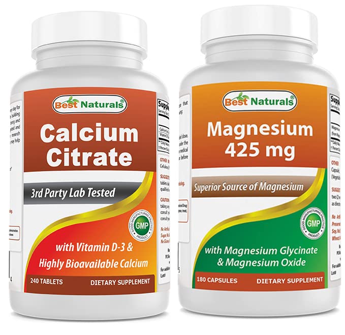 Calcium Citrate with Vitamin D-3 & Magnesium Glycinate 425 mg