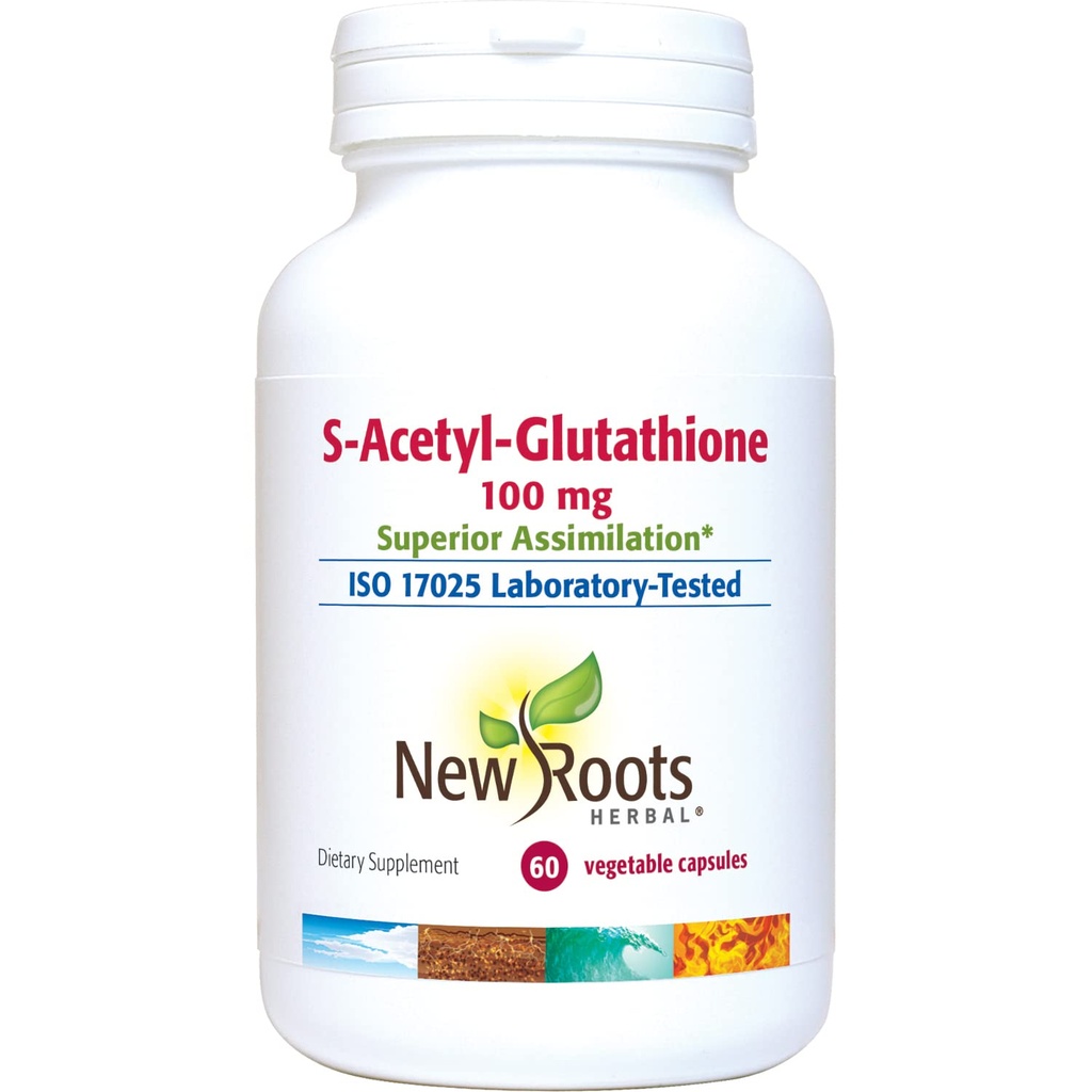 NEW ROOTS HERBAL S-acétyl-Glutathion, 100mg