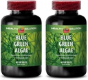 Klamath Blue Green Algae Capsules - Blue Green Algae - Boost The Immune System - Blue Green Algae - Supplément Blue Green Algae - Supplément Immune Support - Immune Booster - Blue Algae - 2B 60 Caps