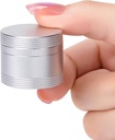 Petite boîte à pilules pour la poche de la purse - Cas de pilule en métal quotidien Portable Pill Container Medicine Organizer for Pills/Vitamine/Pish Oil/Supplements, Pill Box