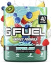 G Fuel Tropical Rain Energy Drink Poudre, Pré-entraînement Mélange de caféine pour le jeu, sans sucre Amino Focus, Vitamine + Antioxydants, 9.8oz (Fruit Medley, 40 portions)