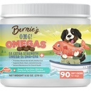 Bernie's OMG! Omegas Chews for Dogs - 5X Extra Strength DHA+EPA, Fish Oil, Healthy Skin & Coat, Allergy Relief, Joint Supplement (Salmon Flavor)