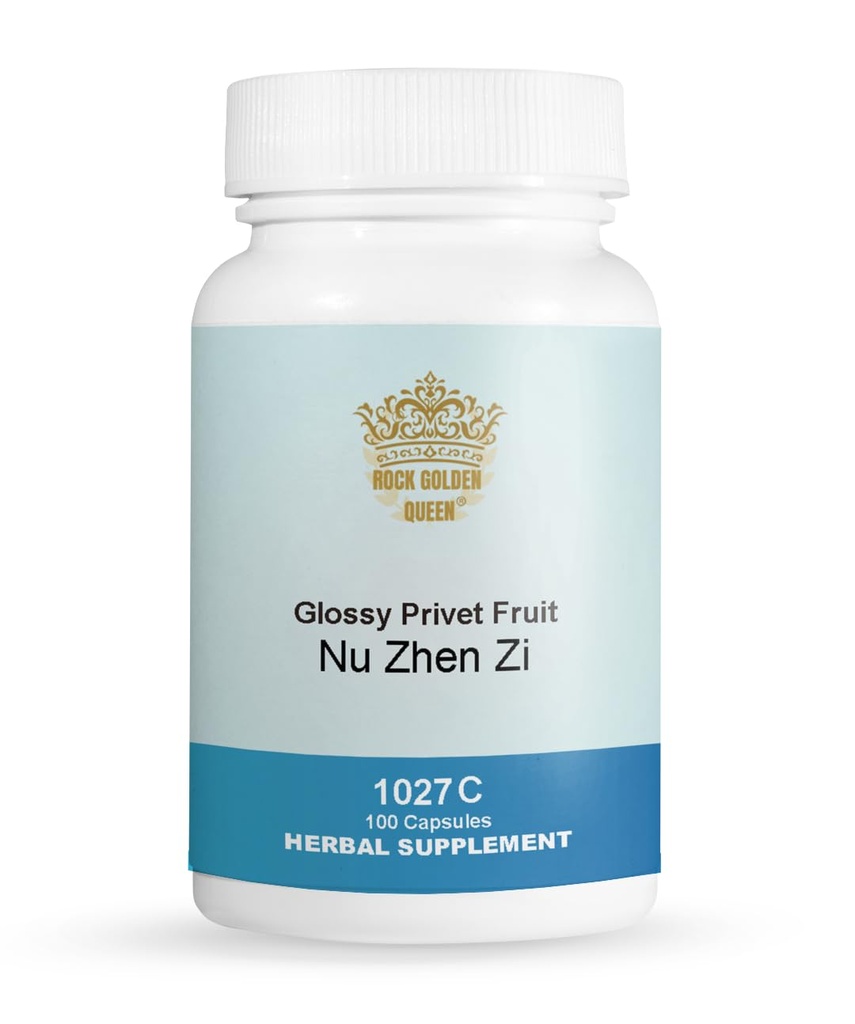 Nu Zhen Zi (Ligustrum Fruit) Capsules – 100 Capsules/Bottle, 2-Pack | Traditional Herbal Supplement for Liver & Kidney Support, Vision Health, Anti-Aging & Immune Balance
