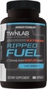 Twinlab Ripped Fuel Extreme - Supplément énergie pour soutenir la gestion du poids et la santé musculaire - 60 capsules