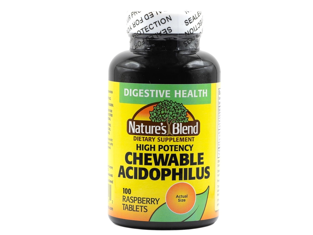 Supplément Probiotique Acidophilus - 100 capsules de haute puissance - Santé digestive, Gut Flora Balance