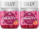 Gummy beauté indédiable, pour cheveux, peau, ongles, biotine, vitamine C, kératine, supplément à croquer, pamplemousse, 30 jours d'approvisionnement - 120 comte