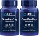 Life Extension One-Per-Day Multivitamin – Packed with Over 25 Vitamins, Minerals & Plant Extracts, Quercetin, 5-MTHF Folate & More – 1-Daily, Non-GMO, Gluten-Free – 60 Tablets (Pack of 2)