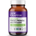 Nouveau chapitre Vitamines prénatales parfaites avancées, 192ct, faites avec des ingrédients organiques, non-OGM pour bébé et maman en santé - Folate (méthylfolate), Fer fer fermenté dans l'ensemble des aliments, vitamine D3 + gingembre