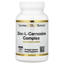 California Gold Nutrition Complexe Zinc-L-Carnosine, 90 Caps Veggie