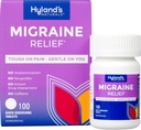 Hyland's Migraine Céphalées Comprimés de soulagement de la douleur naturelle, paquet de 1, 100 Compte (emballage mai Vary)