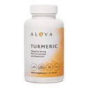 Alaya Naturals Curcumin curcumin supplémentaire avec BioPerine – 750mg par service, 95% Curcumin extrait Capsules curcuma pour le confort articulaire, la mobilité et l'absorption – non-OGM, végétalien, laboratoire testé