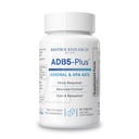 Recherche en biotechnologie ADB5-Plus soutient la fonction saine de Gland adrénal, soutient les niveaux de cortisol, réponse positive au stress, niveaux d'énergie sains 90 comprimés