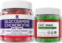 Sugar Free Zinc Gummies 2 Pack + Glucosamine Chondroitin Gummies 2 Pack