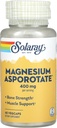 Supplément d'asporotate de magnésium Solaray, 200 mg, 60 Nombre