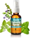 Herb Pharm Herbs on The Go Certified Organic Daily Calming Portable Spray, Support Adaptogène*, 1 Once