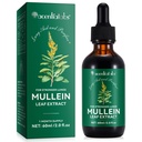 Mullein Drops for Lungs, Natural Mullein Leaf Extract, Mullein and Chlorophyll Drops for Lungs, Breathing Support Supplement (2 Fl Oz/1Pack)