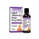 Bluebonnet Vitamin D3 2000IU 50mcg Strong Bones & Immune Support Supplement - Liquid Vitamins for Women & Men - Lanolin Vit D Drops with MCT Oil - Non-GMO, Vegetarian - Citrus Flavor - 1 Fl Oz