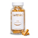 Clear Within Clear Skin Vitamin - with 10 Natural Ingredients for Acne-Free, Clearer Complexion, Oil Control & Blemish Minimization. Supports Skin Clarity | Non-Synthetic 60 Cap/Bottle
