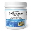 Facteurs naturels, Mélange micronisé de L-glutamine 5000 mg, soutient les muscles et la fonction immunitaire, 8 Oz