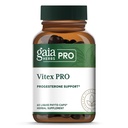 Gaia Herbs Pro Vitex PRO- Supplément soutient le cycle menstruel normal et la ménopause saine* - Supplément de soutien à la progestérone* avec extrait biologique de baies de Chaste Tree - 60 capsules de Phyto liquide (30 portions)