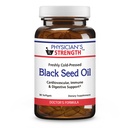 Physician's Strength Black Seed Oil Gelcaps - 90 Softgels - Supports Healthy Body Response - Freshly Cold Pressed - Non-GMO - 45 Servings