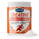 Créatine, créatine monohydratée Keto Friendly, Unflavored - Muscles de soutien, énergie cellulaire et cognitive - 17.63 Oz(500g) - 100 Servants (500g)
