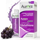 Aurora Nutrascience Glutathion liquide Mega-Liposomal, Immune et antioxydant Gut Supplément de soutien de santé, 750 mg par portion, non-OGM, sans sucre, 10 paquets de service unique