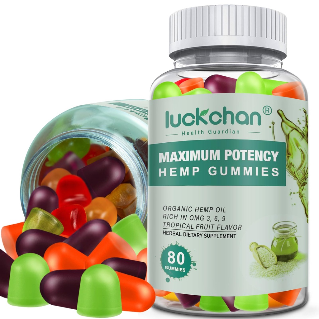 (1 Packs) Hemp Gummies for Sleep, Pain, Anxiety- Pure Extra Strength Organic Hеmp Oil Gummies - 100% Natural Bear High Potency Hemp Gummy for Adults
