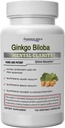 SuperiorLabs Ginkgo Biloba 1200 mg, non-OGM, poivre noir pour l'absorption accrue, extrait de ginkgo, améliore la mémoire et le focus, booster de circulation, naturel antioxydant nootrope, 120 capsules de légumes