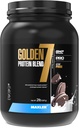 Mélange de protéines Maxler Golden 7 - Poudre de protéines pour le gain musculaire et la récupération - Cookies et crème Poudre de protéines 2 lb