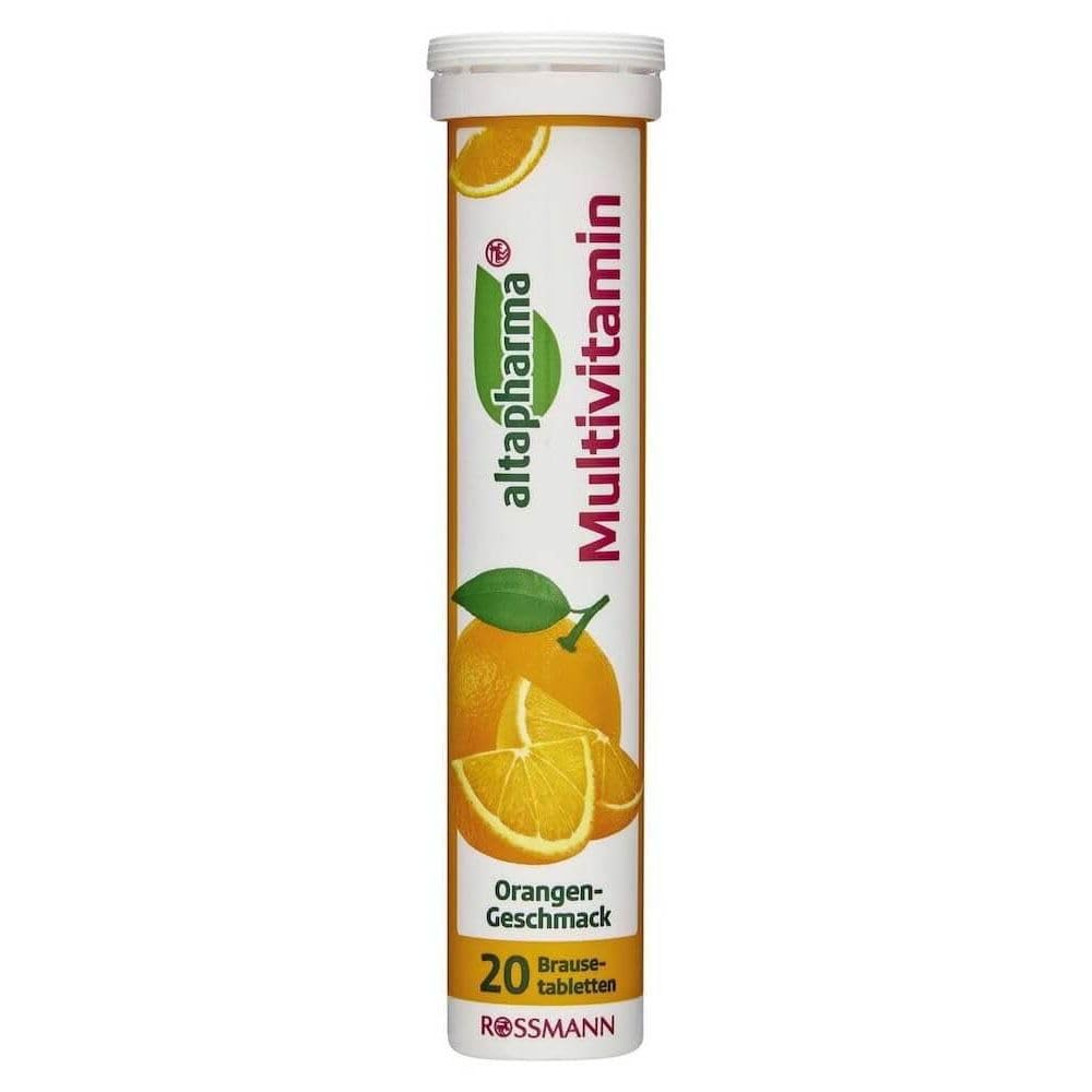 FVLFIL Altapharma Dissolvable Multivitamins Tablets: Orange Flavor Made in Germany