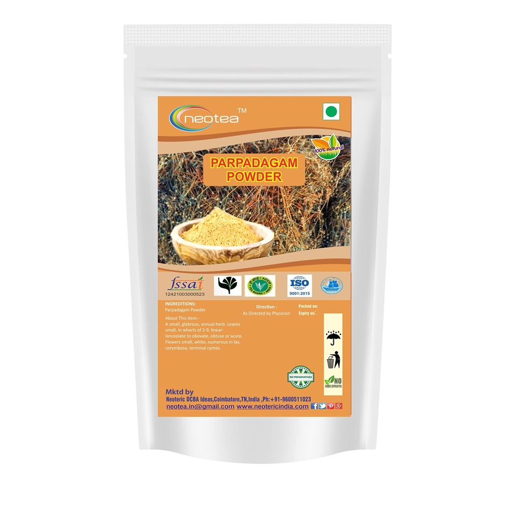 neotea Parpadagam Powder (Ficus religiosa Bark) Pure Herbal Bark Powder – Finely Ground Botanical for Traditional Use (100 GM(3.52 OZ))
