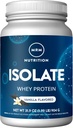 MRM Nutrition Isolée Protéine de lactosérum Vanille Aromatisée 24g Protéine Ajoutée BCAAs + Glutamine avec enzymes digestives
