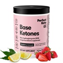 Perfect Keto Exogenous Ketones Powder, goBHB Salts Supplement for Ketosis & Fasting, Electrolytes for Hydration, Caffeine Free Energy, Keto Diet, Focus & Workout Support, Strawberry Lemonade, 8.57 oz