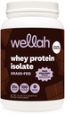 Wellah Grass-Fed Whey Protein Isolate Powder (Dark Chocolate) 30 Servings - with Prebiotics, Enzymes & Probiotics, 20g of Protein, 100 Calories, Naturally Sweetened