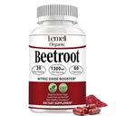 Lemeli Beet Root Capsules 1300mg – Beetroot Capsules Organic Powder Extract Supplement, Energy, Circulation & Stamina – Non GMO, Gluten Free, Plant Based, 60 Capsules (60 Count (Pack of 1))