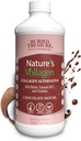 Volagène de la nature au trésor enseveli – complexe de volagène de 2000mg, peau, cheveux et santé articulaire, 100% végétale, sans gluten, sans soja, sans laiterie, chocolat Moka Flavor, 16oz liquide