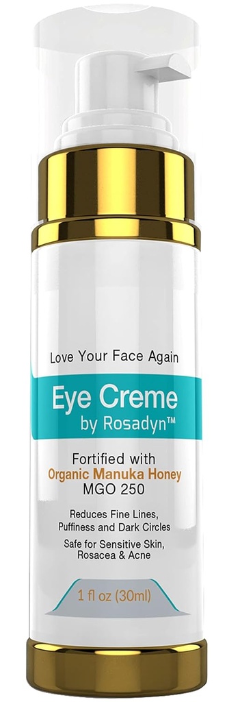 Crème pour les yeux avec/Manuka MGO250 MGO250 réduit le puffines, les lignes fines et les cercles sombres