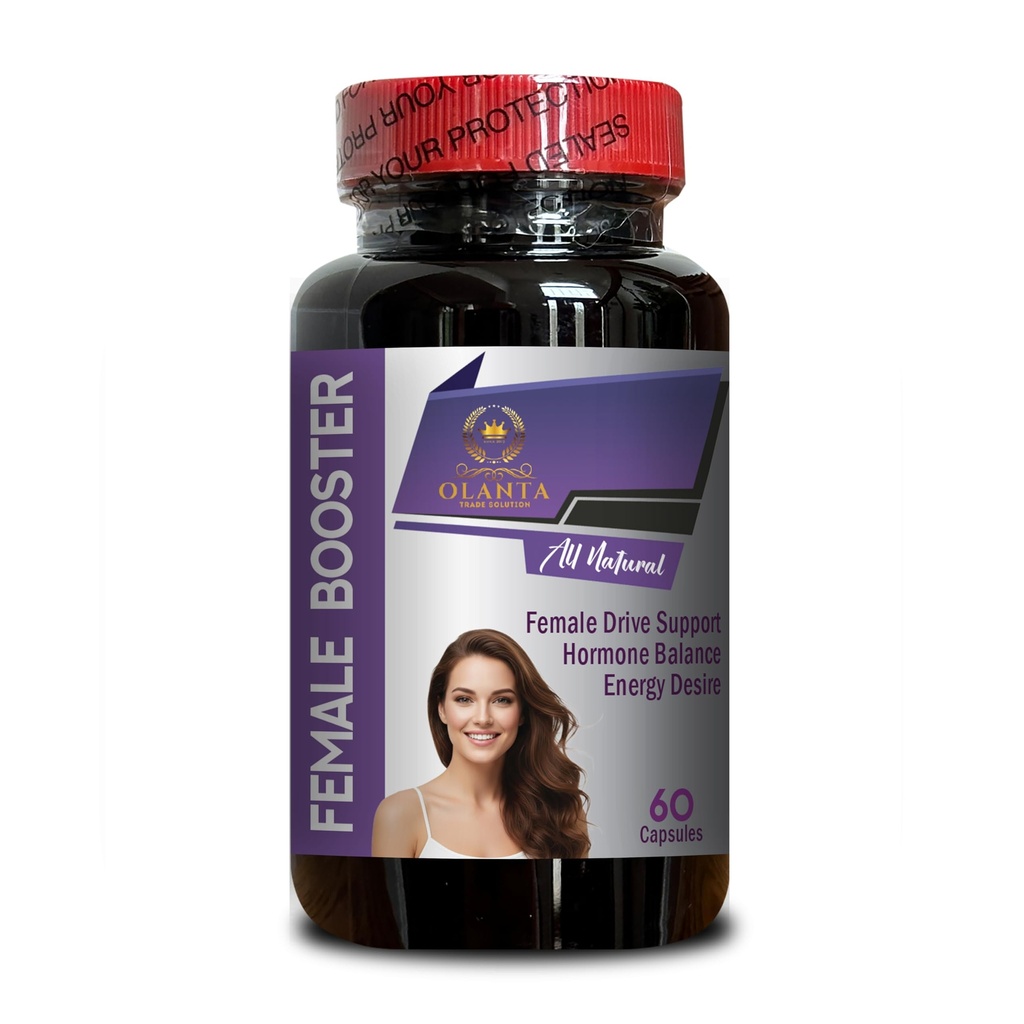 Female Booster | Support Hormone, Mood & Energy Balance | Wellness, Confidence | Support Passion & Excitement - 1 Bottle 60 Capsules