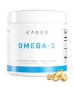 Supplément d'huile de poisson Omega 3, 3000mg Omega 3 acide gras avec EPA et DHA, ultra-pur, sans Burps de poisson, 60 pilules