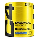 Cellucor C4 Poudre de pré-entraînement originale ICY Razz bleu de la vitamine C pour le soutien immunitaire de sucre gratuit énergie de pré-entraînement pour les hommes et les femmes de 150mg caféine + Beta Alanine + Créatine de 30 portions