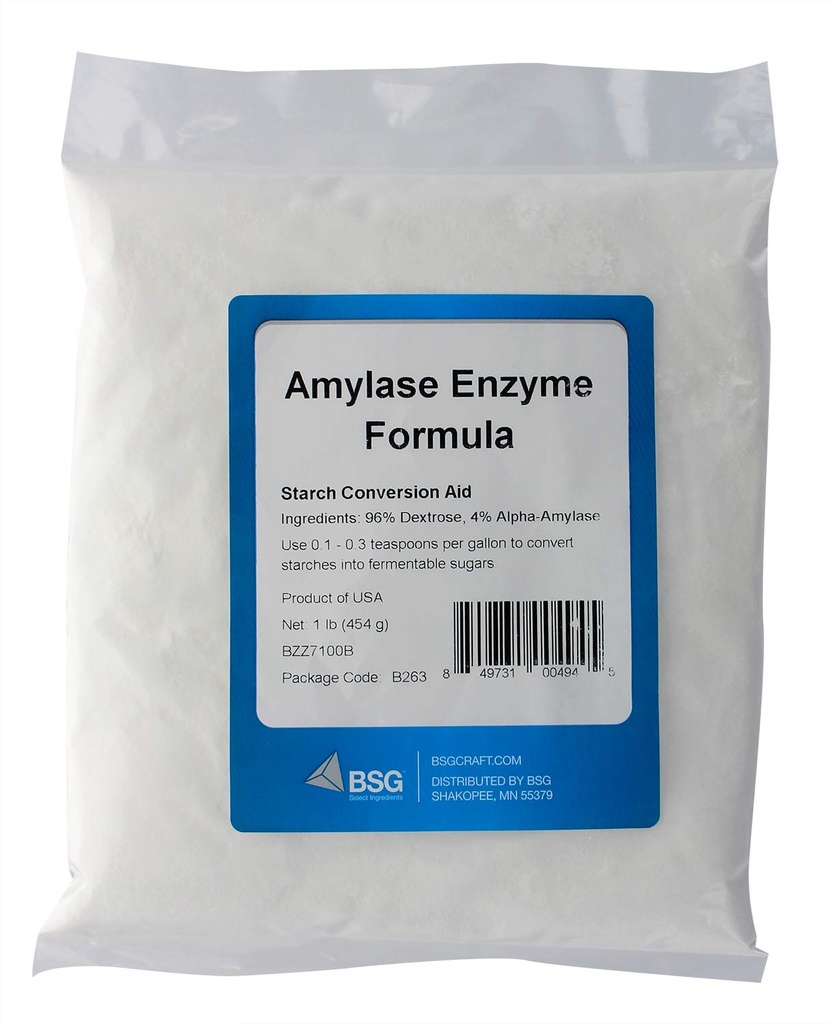 BSG Amylase Enzyme Formule 1 lb