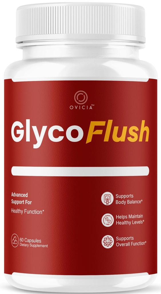 GlycoFlush - GlycoFlush Capsules Advanced Formula All Natural Ingredients Support Daily Pills Maximum Strength Vitamins for Health and General Wellness Reviews, 60 Capsules for 1 Month