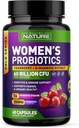 Probiotiques pour les femmes - 60 milliards d'UFC, 16 souches, avec canneberge, D-mannose et prébiotiques - soutient la santé digestive, immunitaire et vaginale - non-OGM, laitière et sans gluten - 60 capsules de légumes