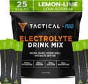 Fluid Tactical - Paquets de poudre d'électrolyte, Accélérer la réhydratation, Sucre faible, Mélange de boisson d'électrolyte, Prévenir la déshydratation, Éliminer les crampes